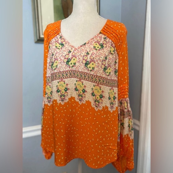 Maeve by Anthropoloie Boho Sunshine Top - Picture 2 of 6